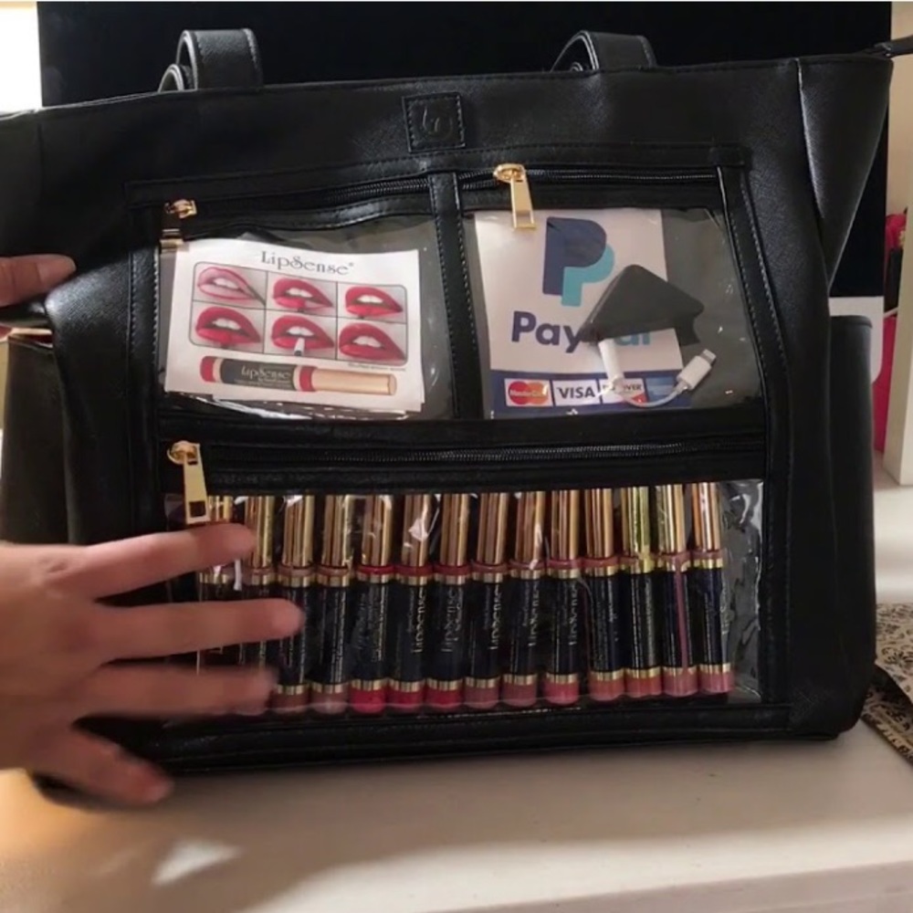 LipSense Black Wow Tote Bag!